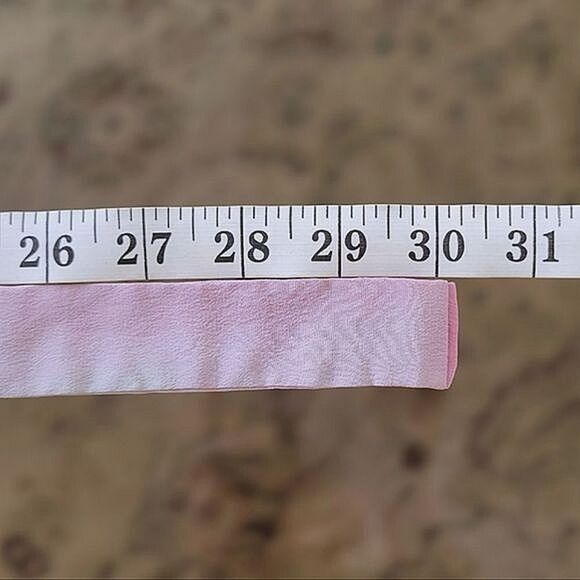 Vtg silk pastel tie-dye ribbon belt - Picture 7 of 8